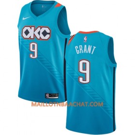Maillot NBA Oklahoma City Thunder Jerami Grant 9 2018-19 Nike City Edition Bleu Swingman - Homme